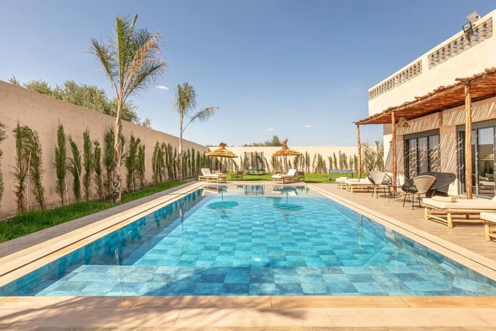 Villa Leila,Piscine , Grand Jardin, Jeux , Cuisiniere Марракеш Екстер'єр фото